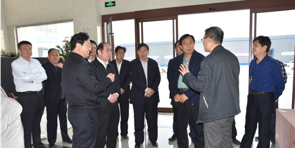 淄博考察團赴天華電商產業集聚園區