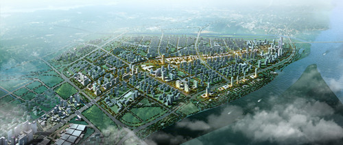 南京市政府批復了56平方公里河西新城區整體城市設計