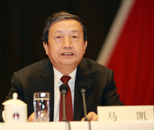 中共中央政治局委員、國務院副總理馬凱