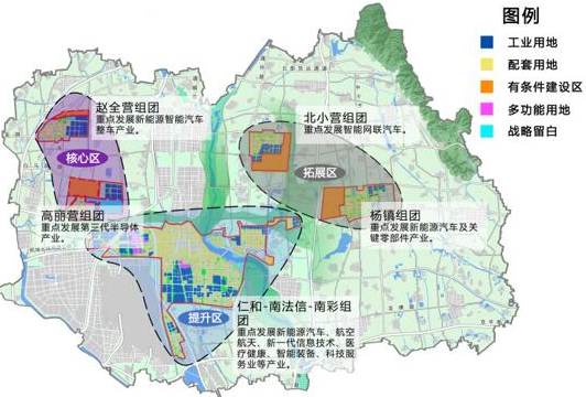北京創(chuàng)新產(chǎn)業(yè)集群示范區(qū)規(guī)劃圖