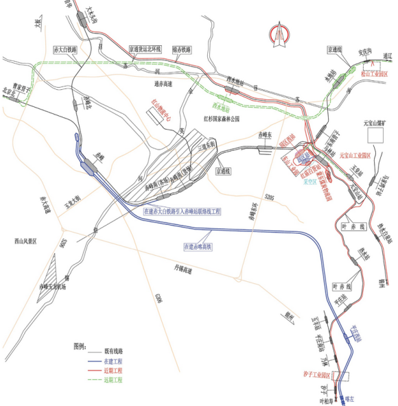赤峰地區鐵路貨運系統布局規劃