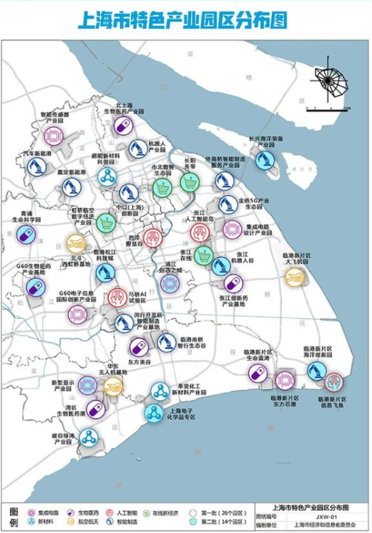 上海市40個特色產業園區名單及分部