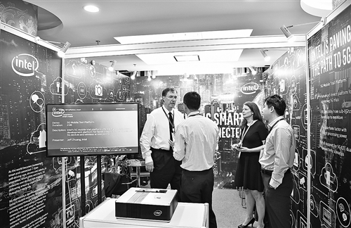 國內(nèi)外主流企業(yè)5G技術(shù)展區(qū)