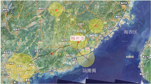 粵東西北不斷加快產業轉移與轉型項目建設規劃圖