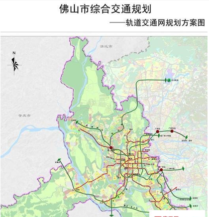 佛山市軌道交通建設(shè)規(guī)劃藍(lán)圖