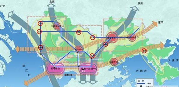 深圳軌道交通網(wǎng)絡(luò)布局規(guī)劃