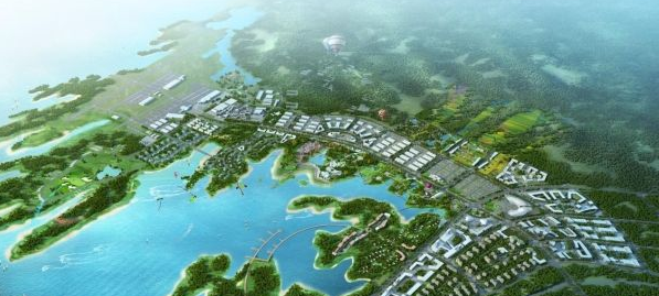 荊門愛飛客航空特色小鎮規劃效果圖