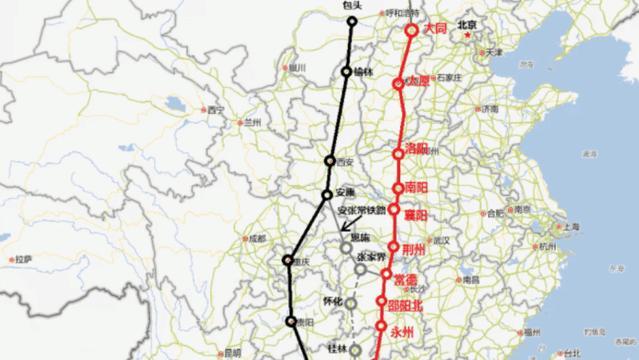 中國投資4200億建設(shè)縱向貫穿南北7個省份的一條高鐵大動脈