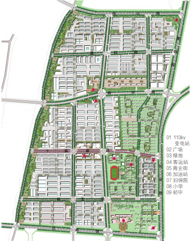 諸城市十里片區控制性規劃總平面示意圖 諸城市十里片區控制性規劃總平面示意圖