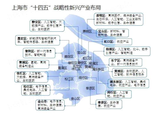 上海戰(zhàn)略性新興產(chǎn)業(yè)布局圖 上海戰(zhàn)略性新興產(chǎn)業(yè)布局圖
