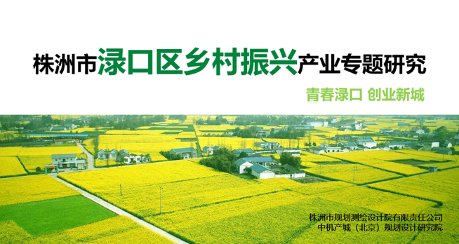 中機(jī)院承接《株洲市淥口區(qū)鄉(xiāng)村振興產(chǎn)業(yè)專題研究》 中機(jī)院承接《株洲市淥口區(qū)鄉(xiāng)村振興產(chǎn)業(yè)專題研究》