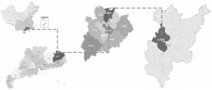 長潭鎮區位圖 長潭鎮區位圖
