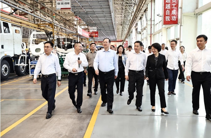 毛偉明在三一專汽公司調研 毛偉明在三一專汽公司調研